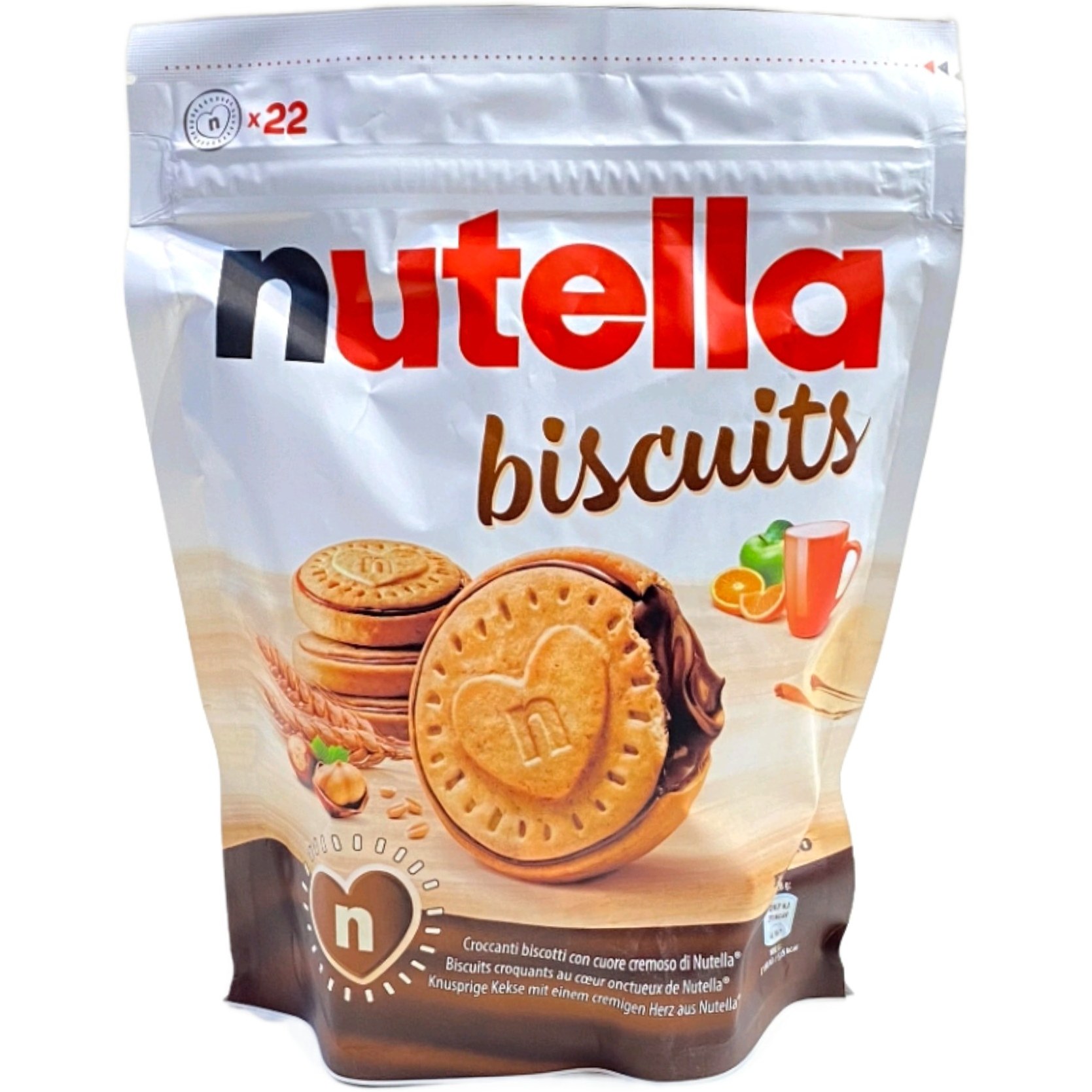 ABNVKN7543KzrxXd بسکوییت نوتلا 22 عددی پاکتی