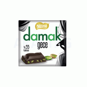شکلات تخت داماک ۸۰ گرم تلخ و ساده | Damak Dark & Plain Chocolate 80g