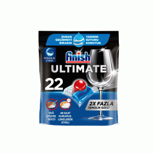 قرص ماشین ظرفشویی فینیش اولتیمت 22 عددی | Finish Ultimate Dishwasher Tablets 22pcs