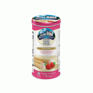 شوکو رول وایت کاستل توت‌فرنگی ۱۰۰ گرم | White Castle Strawberry Choco Roll 100g