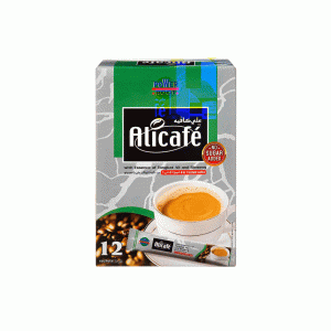 قهوه فوری علی‌کافه مدل فرانسوی نقره‌ای ۴ در ۱ (بدون قند) | AliCafe French Roast 4 in 1 Silver - Sugar Free