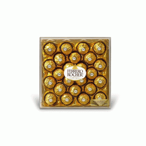 شکلات کادویی فررو روشر ۳۰۰ گرمی (۲۴ عددی) | Ferrero Rocher T24 Diamond Tray 300g