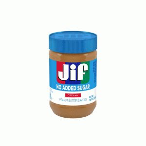 کره بادام زمینی جیف بدون شکر ۴۵۴ گرم | Jif No Sugar Added Peanut Butter - 454g