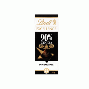 شکلات تلخ ۹۰ درصد لینت اکسلنس ۱۰۰ گرمی | Lindt Excellence Dark 90% Cocoa 100g