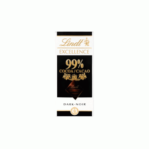 شکلات تلخ ۹۹٪ لینت اکسلنس ۵۰ گرم | Lindt Excellence 99% Cocoa Dark Chocolate - 50g