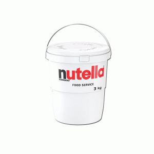 شکلات صبحانه سطلی نوتلا ۳ کیلوگرمی | Nutella Hazelnut Spread - 3kg Food Service Bucket