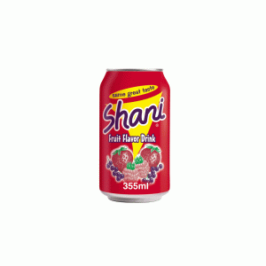 نوشیدنی گازدار شانی با طعم توت فرنگی و انگور ۳۰۰ میلی‌لیتر | Shani Sparkling Fruit Drink 300ml