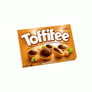 شکلات فندقی تافیفی ۱۲۵ گرمی (۱۵ عدد) | Toffifee Hazelnut in Caramel 125g